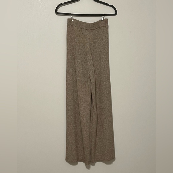 Two-Piece Wool Rib Knit Cardigan Set - Picture 3 of 5